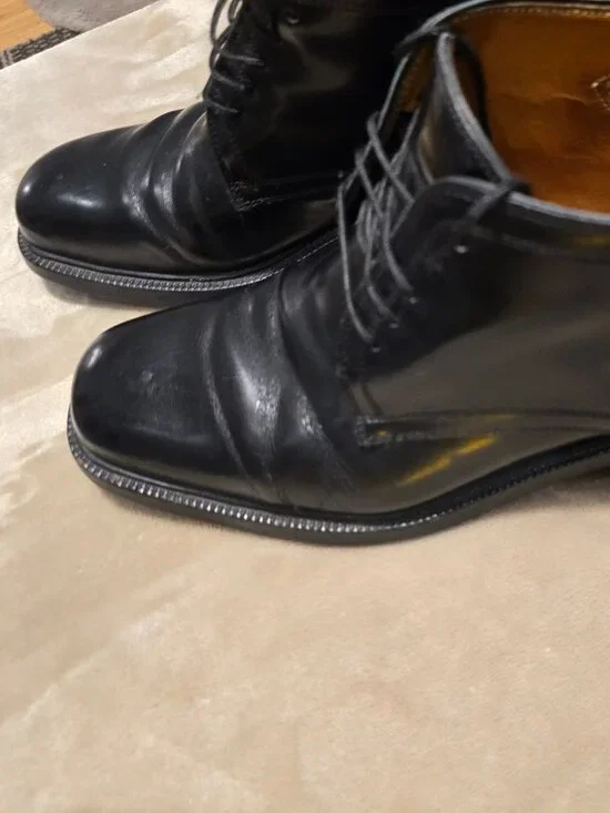 Cole HAAN city black leather boots, ankle nen's size 10 - Picture 4 of 8